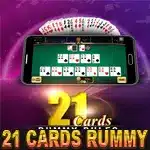 21 card rummy